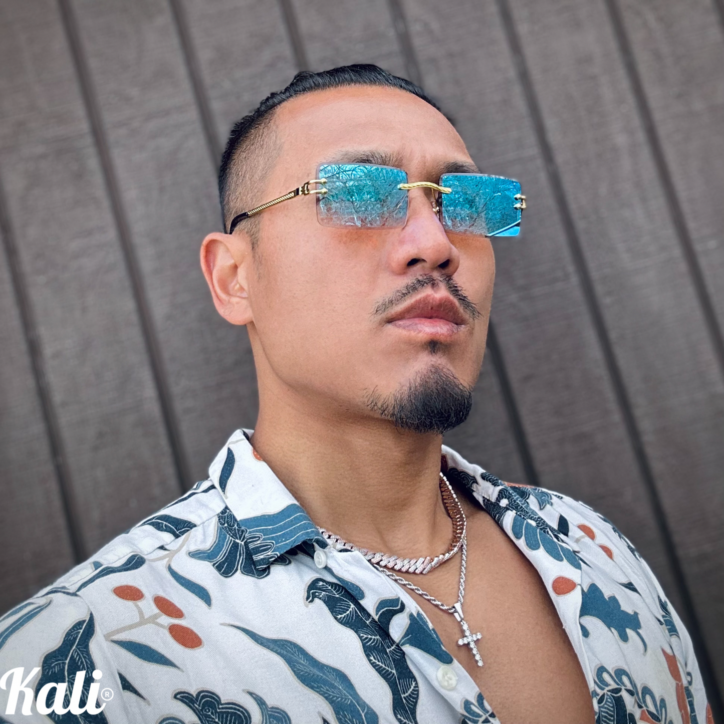 Retro OG II Blue Mirror